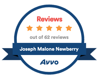 Avvo client reviews for Joseph Malone Newberry